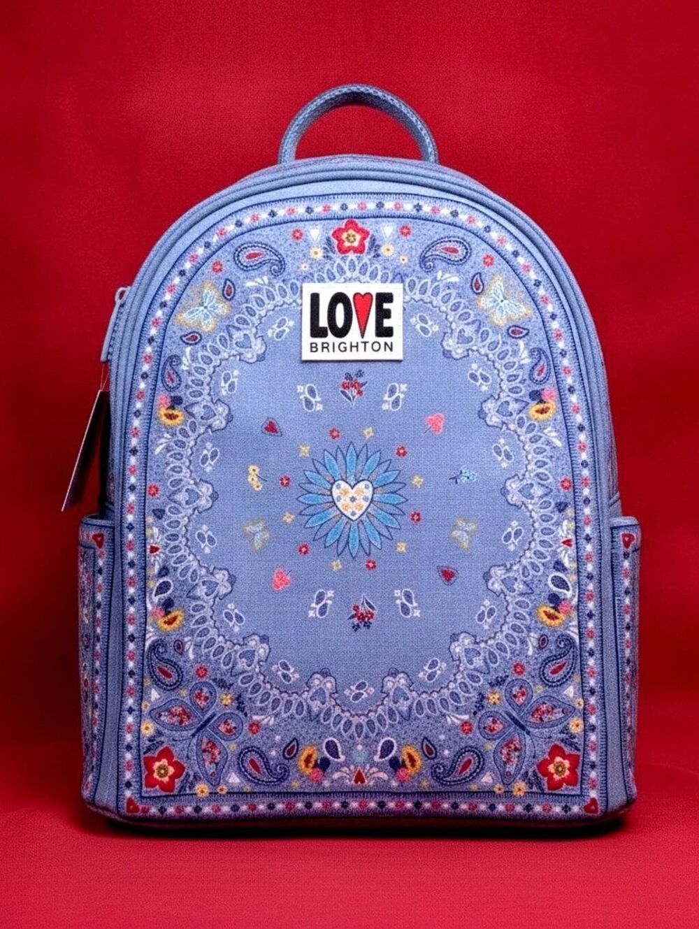 Brighton Bandana Love Medium Backpack | MSRP: $150 - NWT